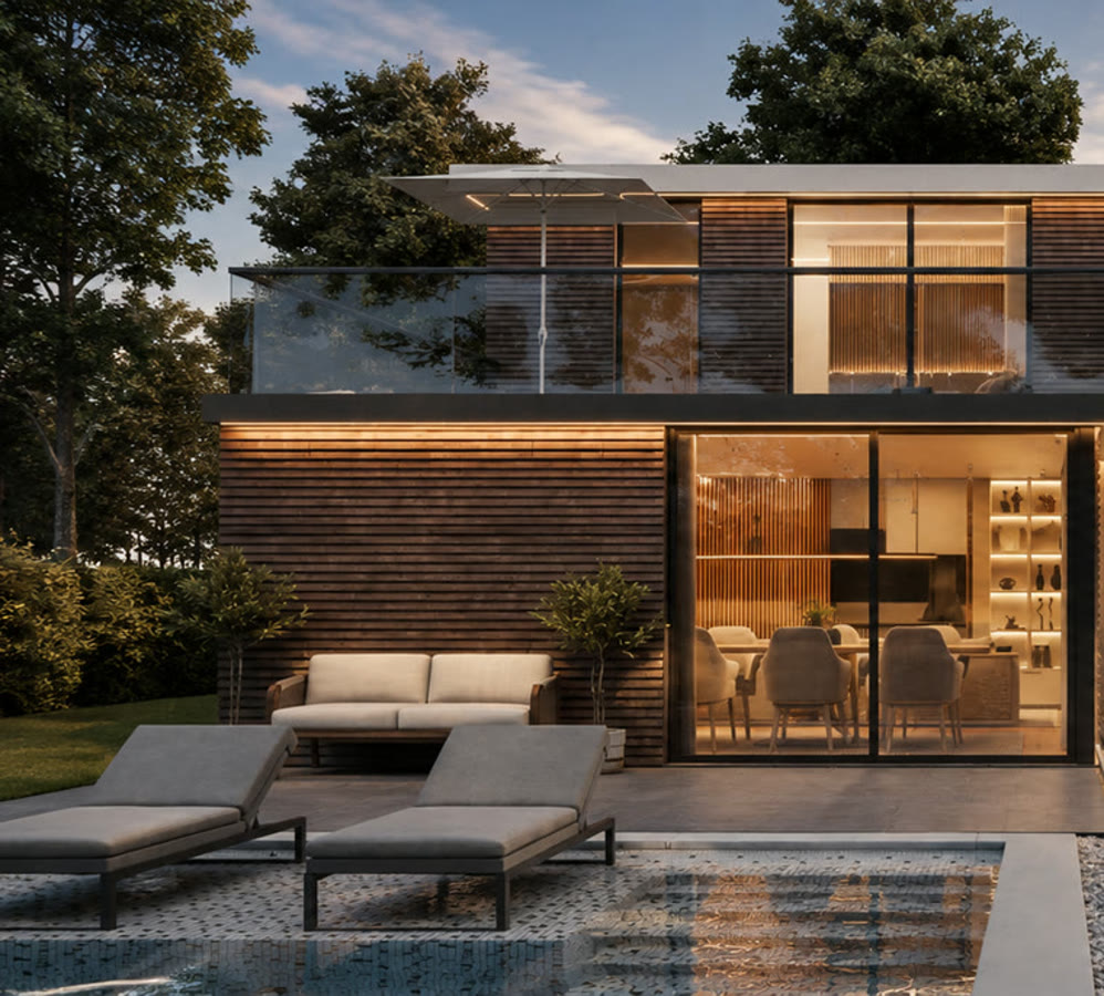 Cladding and insulation of the house